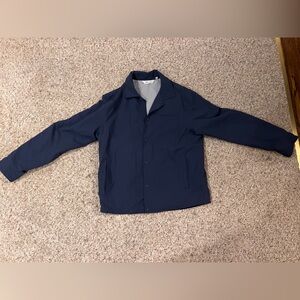 Peter Millar Spring Soft Shirt Jacket - Navy